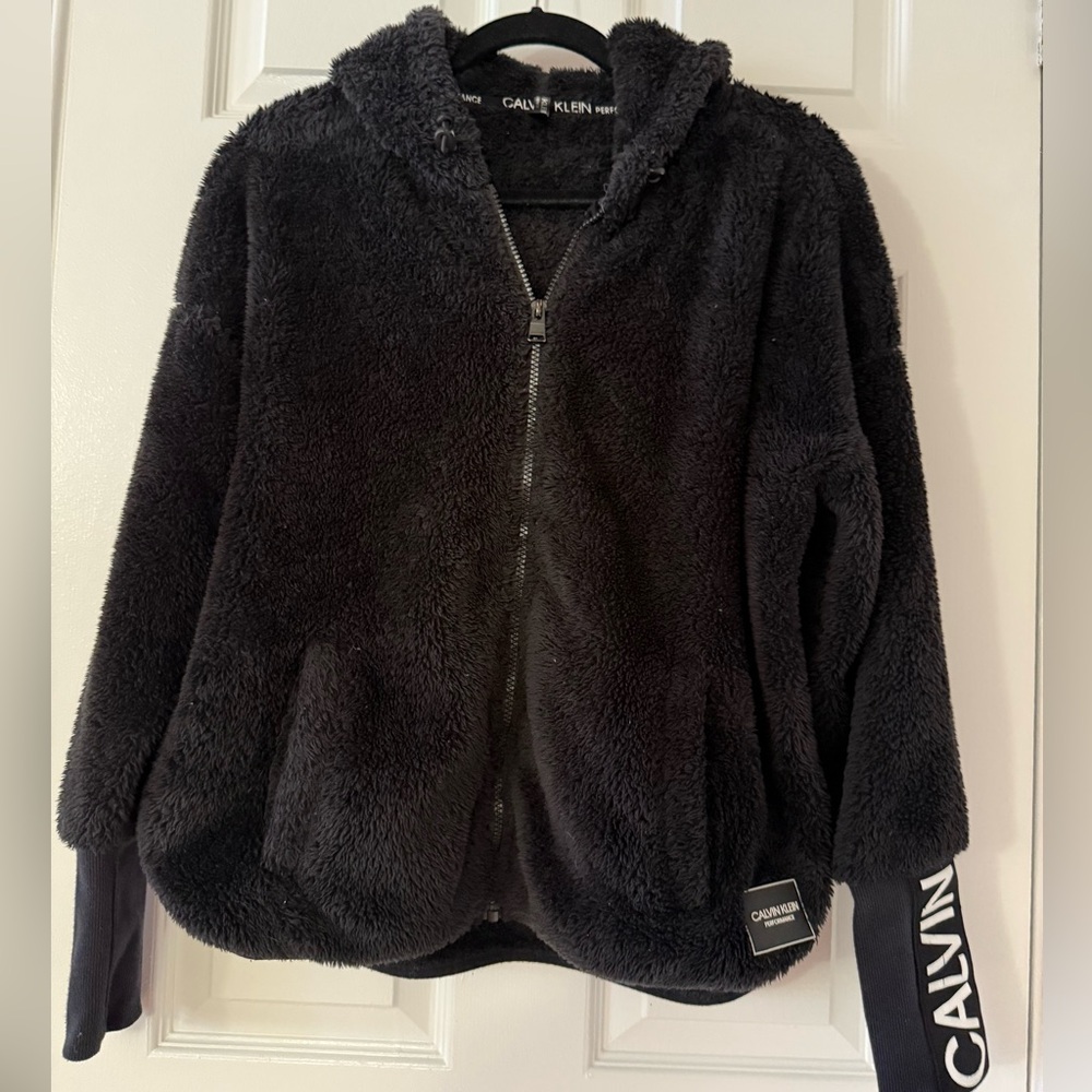 Calvin Klein Black Teddy Jacket